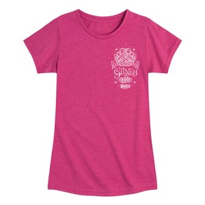 Girls' - Wicked - Glinda Crown Fitted Short Sleeve Graphic T-Shirt - 1 of 4