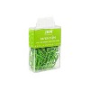 JAM Paper Small Paper Clips Lime Green 2 Packs of 100 (21830624a) 21830624A - 3 of 4