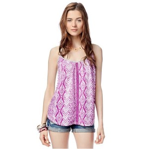 Aeropostale Womens Printed Ring-Back Tank Top - 1 of 3
