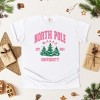 Simply Sage Market Women's North Pole University Pink Trees Short Sleeve Garment Dyed Tee - 2 of 3