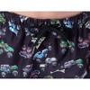 Monster Jam Boys' Dragon Zombie Grave Digger Megalodon Allover Swim Trunks Black - 3 of 4
