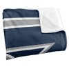 Xavier University Primary Logo Stripes Silky 50x60 Blanket, 1 Sided - 3 of 4