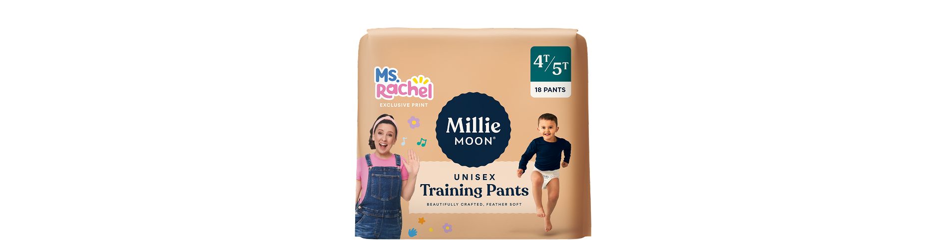 Millie Moon Ms Rachel Disposable Training Pants - Size - 4T-5T - 18ct