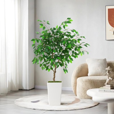 Artificial Ficus Tree, Ideal for Home Decor and Housewarming Gift
