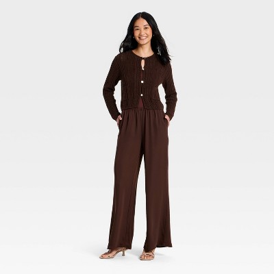 Women's Pointelle Lady Cardigan Sweater - A New Day™