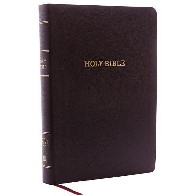 Kjv, Reference Bible, Giant Print, Bonded Leather, Burgundy, Indexed ...