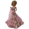 Doll Clothes Superstore Elegant Pink Floral Evening Gown Fits Barbie and 11.5" Fashion Dolls - 2 of 4