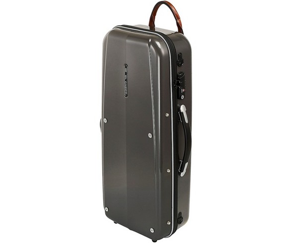 GL Cases Polycarbonate Silver Alto Saxophone Case