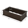 48" x 24" x 12" Raise Garden Bed, Planter Box, Above Ground Garden for Flowers, Herb, Vegetables with Easy Assembly - 3 of 4