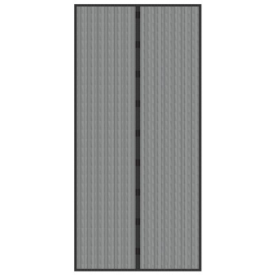 Hastings Home 38" Magnetic Screen Door for French Doors or Sliding Glass Doors - Full Frame Velcro, Black