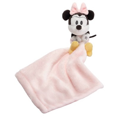 Lambs & Ivy Disney Baby Little Minnie Mouse Security Blanket - Pink