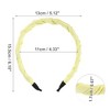 Unique Bargains Women's Classic Elegant Pleated Headband 0.67" Width 4.33" ID 1 Pc - 3 of 4