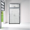 Seville Classics UltraHD 2-Piece Mega Storage Cabinet Set, 48" x 24" - 2 of 4