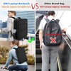 Slim & Expandable Laptop Backpack 15  Inch Sleeve with USB Port, Spill-Resistant Notebooks Bag Case - 2 of 4