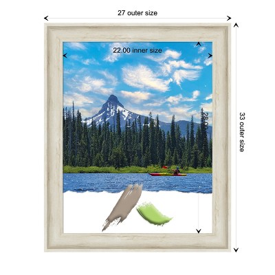 Classic White Polystyrene Wall Picture Frame 22x28