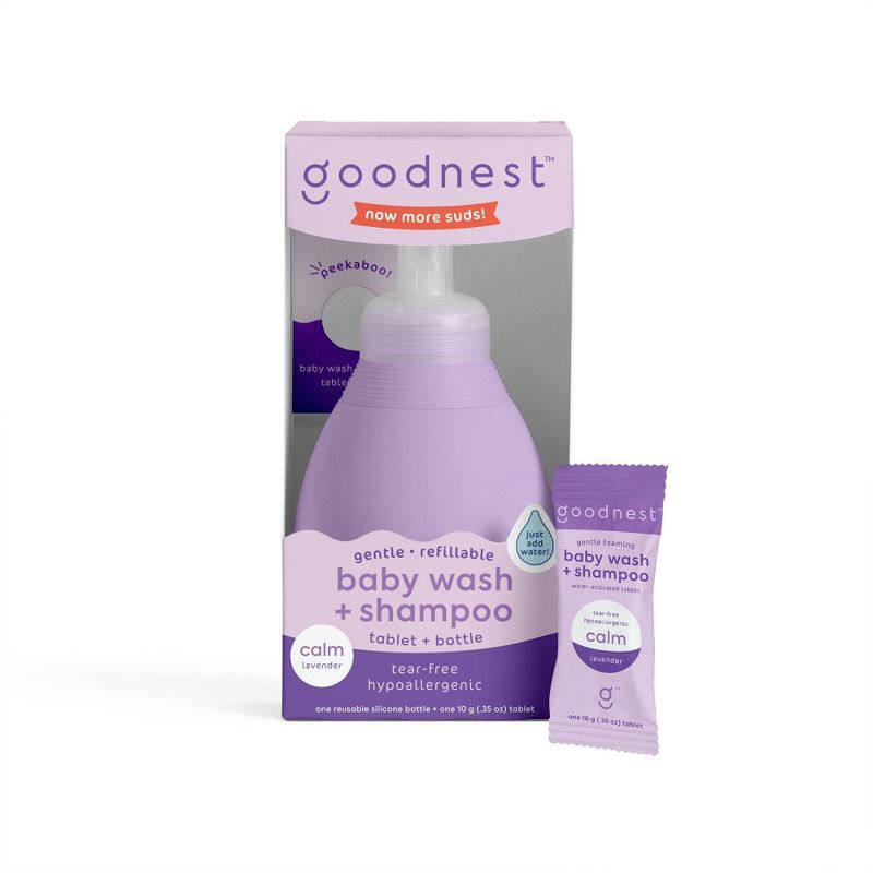 Goodnest 2-in-1 Baby Wash and Shampoo - Calm Lavender - 12oz, 1 of 16