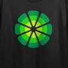 LimeWire Lime Slice Logo Art Crew Neck Short Sleeve Women's Black Crop Top - 3 of 4