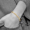 Black Bow Jewelry 3mm 14k Yellow Gold Polished Hollow Square Tube Bangle Bracelet - 3 of 4