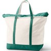 Lands' End Zip Top Canvas Tote Bag - 4 of 4