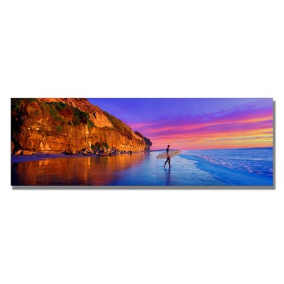 Trademark Fine Art -Preston 'Moonlight Beach' Canvas Art