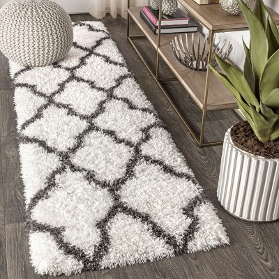 Marrakesh Shag Trellis Area Rug - JONATHAN Y