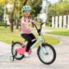 Infans 16" Kids Bike w/Adjustable Saddle Handlebar Removable Training Wheels Handbrake - 4 of 4