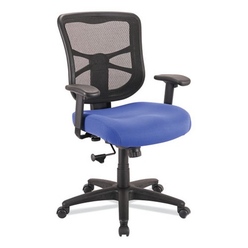 Alera Alera Elusion Series Mesh Mid-Back Swivel/Tilt Chair, Supports Up to 275 lb, 17.9" to 21.8" Seat Height, Navy Seat - image 1 of 4