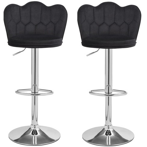 VECELO Barstools Set with Back, Set of 2 - image 1 of 4