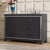 6 Drawer Dresser for Bedroom, Wooden Chest of Drawers with Handle, Accent Dresser Chest Organizer, Storage Cabinet For Bedroom Living Room - 2 of 4
