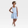 Girls' Bubble Hem Drop Waist Tank Dress - Cat & Jack™ - 3 of 3