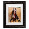 Trademark Fine Art Joarez Golden Horse Matted Framed Art - 2 of 4