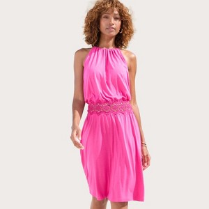 Women's Crochet Detail Dress - LASCANA - 1 of 4