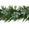 Northlight Real Touch™️ Eucalyptus and Mixed Pine Artificial Christmas Garland - 6' x 8" - Unlit - image 4 of 4