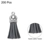 Unique Bargains PU Leather Craft Bracelets Jewelry Making Keychain Tassels 200 Pcs - 3 of 4