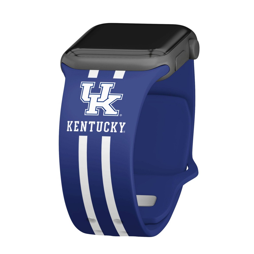 Photos - Smartwatches NCAA Kentucky Wildcats Wordmark HD Apple Watch Band - 42/44/45/49mm Short