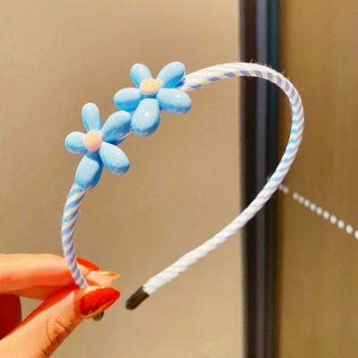 MyKids-Usa Girls 3D Flower & Heart Patched Design Simply Style Headband