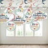 Big Dot of Happiness Grandma, Happy Mother's Day - We Love Grandmother Hanging Decor - Party Decoration Swirls - Set of 40 - 3 of 4