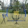 Soozier 7.5'x7' Baseball Practice Net Set w/ Catcher Net, Tee Stand, 12 Baseballs for Pitching, Fielding, Practice Hitting, Batting, Backstop, Blue - image 3 of 4