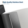 16 Gallon Metal Trash Can with Lid - Rustproof Step-On Kitchen Bin, Soft Close Lid, Liner Rim, Rear Handle , Perfect for Home Use - 3 of 4