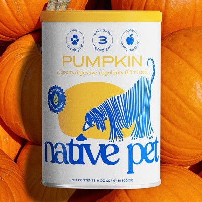 Native Pet Pumpkin Supplement Powder for Dogs - 8oz_2