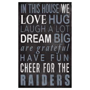 NFL Fan Creations In This House Sign