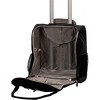 Rockland Melrose Upright Wheeled Underseater Carry-On Luggage Black 15-Inch - 3 of 4