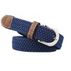 INSPIRE CHIC Women Elastic Stretchy Braided Woven Alloy Buckle Casual Belt Width 1" - 2 of 4