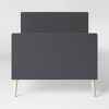 Twin Modern Kids' Bed Dark Gray - Pillowfort™: MDF Frame, Platform Daybed, Spot Clean, Twin Size - 2 of 2