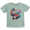 Turkey Patchwork Print - Youth Short Sleeve Graphic T-Shirt - 2 of 4