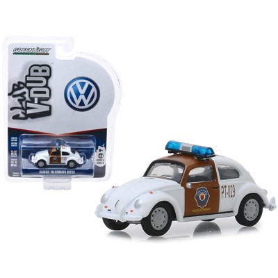 Classic Volkswagen Beetle "Chiapas, Mexico Traffic Police" "Club Vee V-Dub" Series 9 1/64 Diecast Car by Greenlight