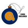 Albany State University Primary Logo Wood Christmas Tree Holiday Ornament - 2 of 4