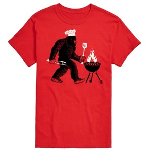 Men's - Instant Message - Bigfoot Grill Short Sleeve Graphic T-Shirt - 1 of 4