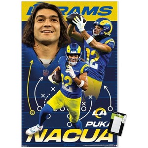 Trends International NFL Los Angeles Rams - Puka Nacua 25 Unframed Wall Poster Prints - 1 of 4