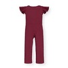 Hope & Henry Girls' Rib Knit Jumpsuit, Infant - 3 of 4